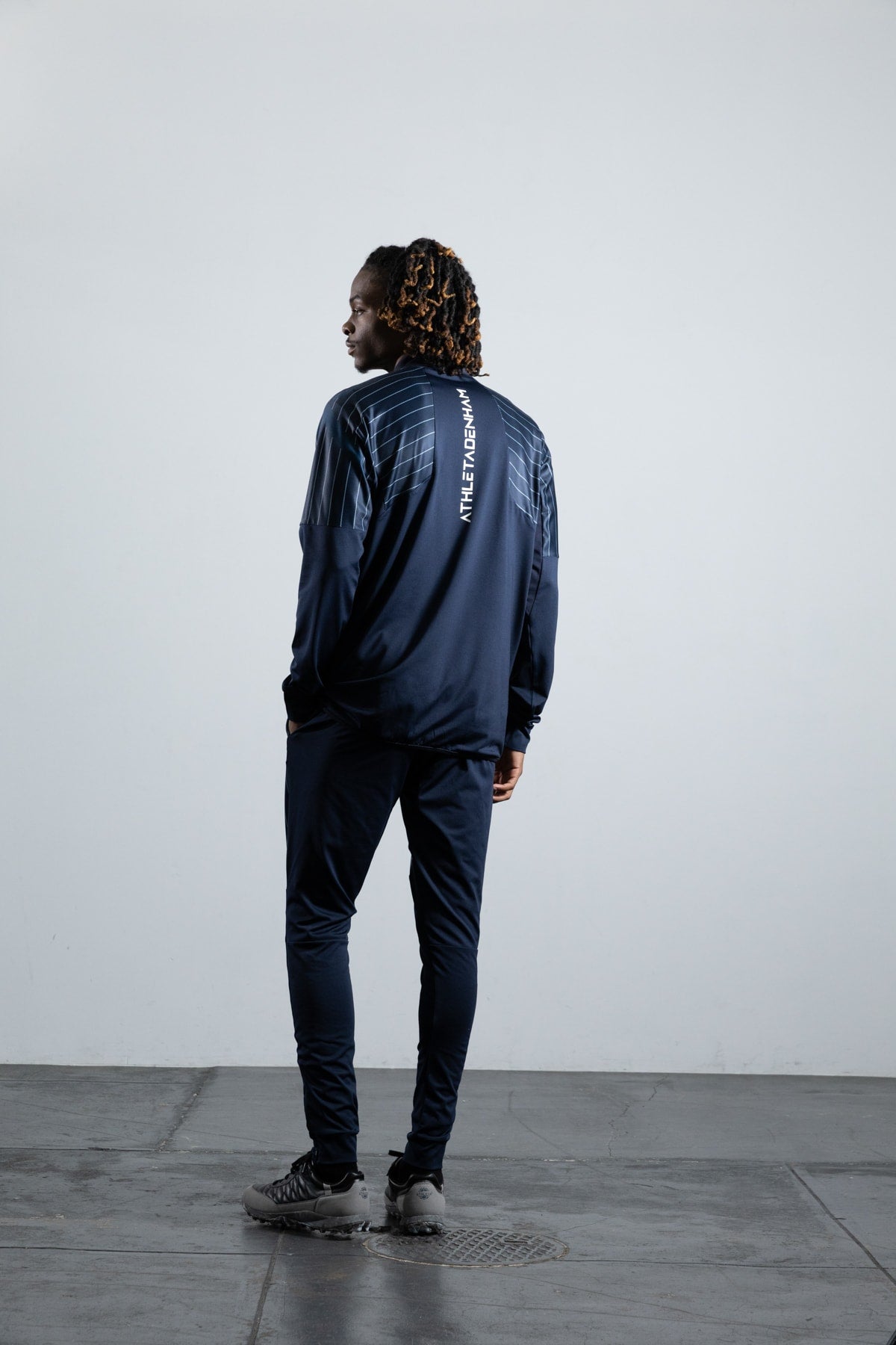 【ナズナさま専用】AKM STRETCH JERSEY SOLID ジャケット TRAINING JERSEY JACKET BLACK(70) | ATHLETADENHAM