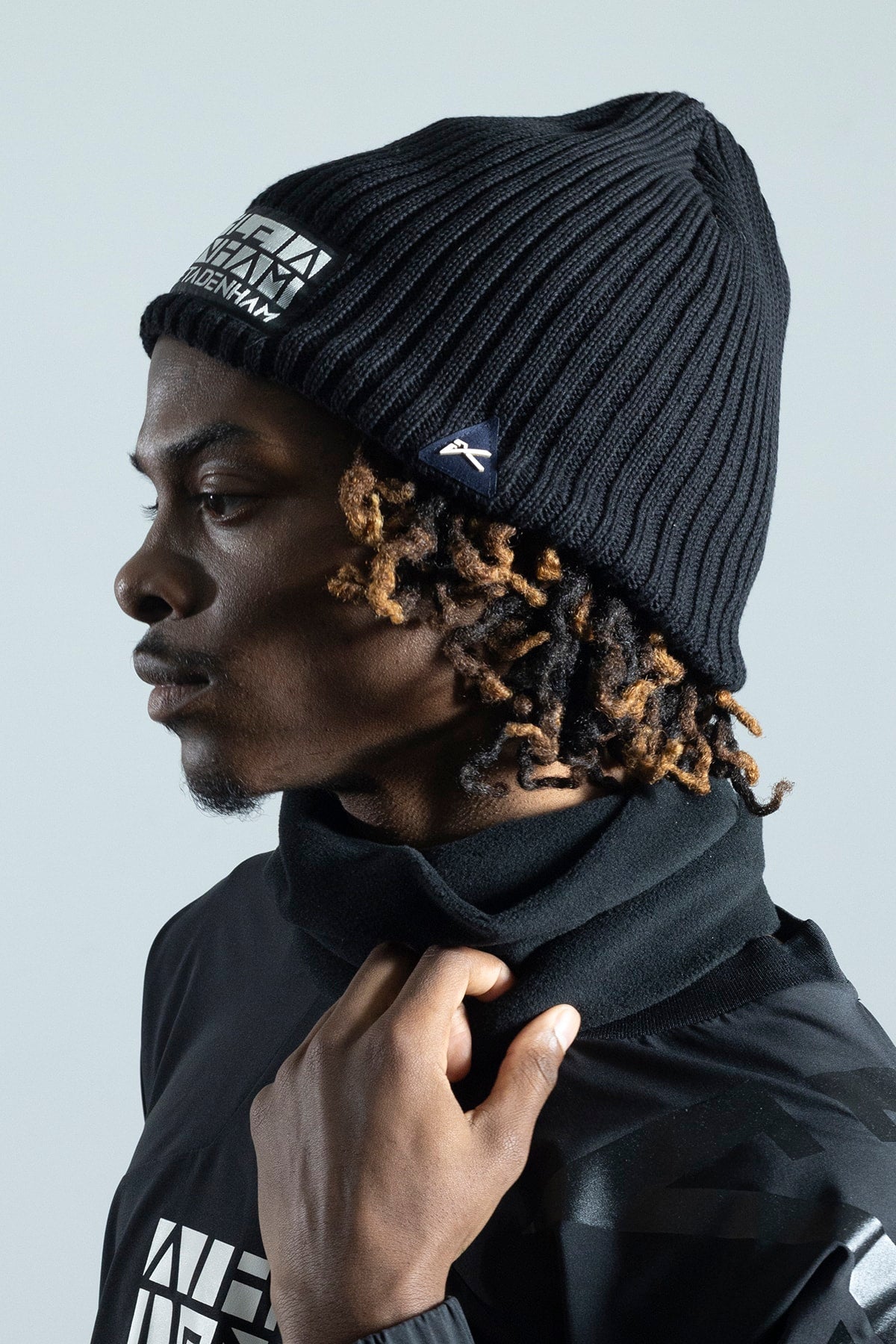 KNIT CAP BLACK(70) | ATHLETADENHAM